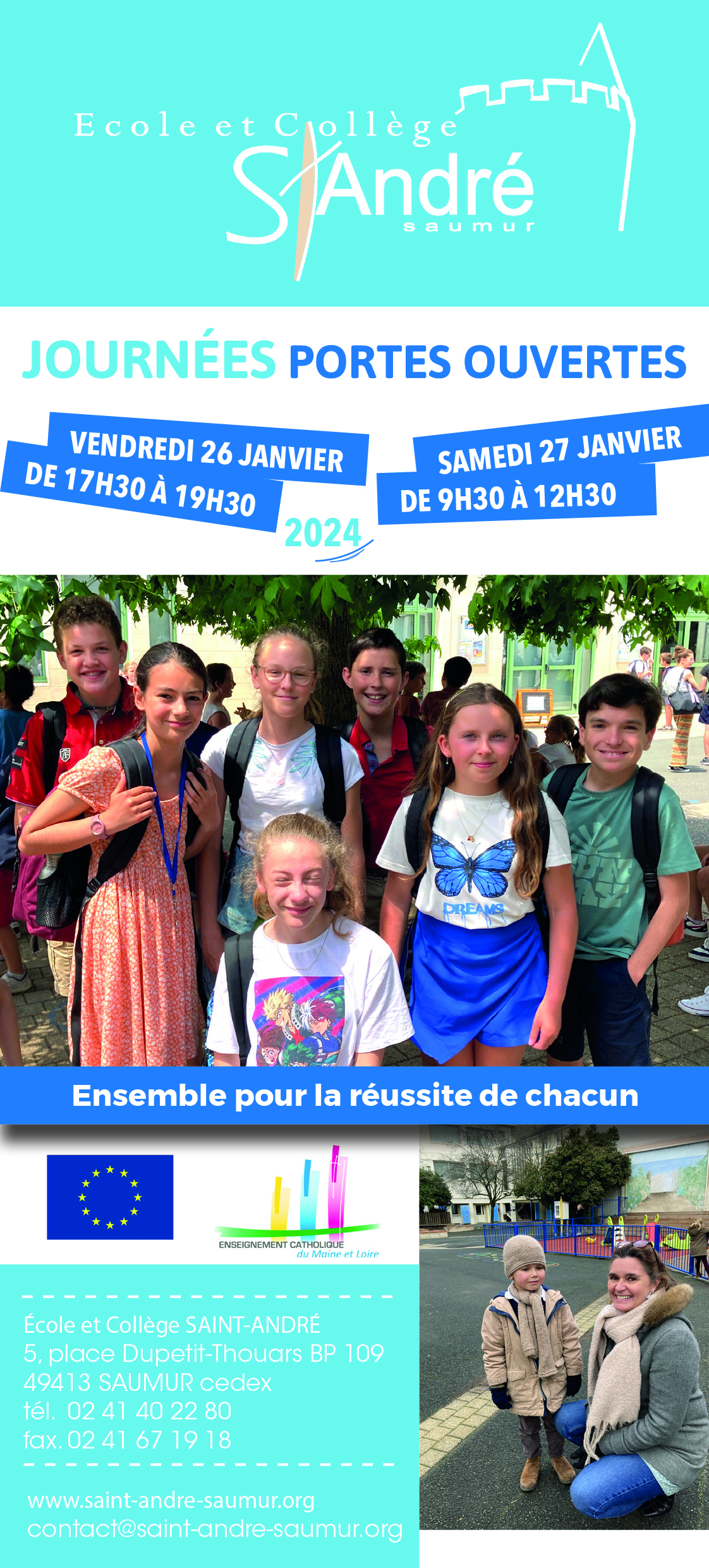 RECTO Flyer Saumur Ecole College 2024 jan 1